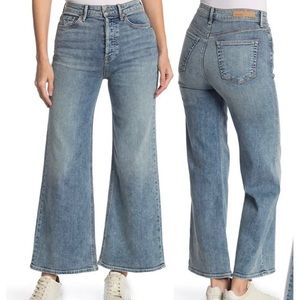 GRLFRND Carla High Rise Wide Leg Jeans
